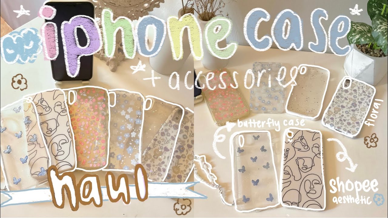 Shopee haul: Unboxing iPhone XR case + accessories .•° ✿ °•. | Malaysia