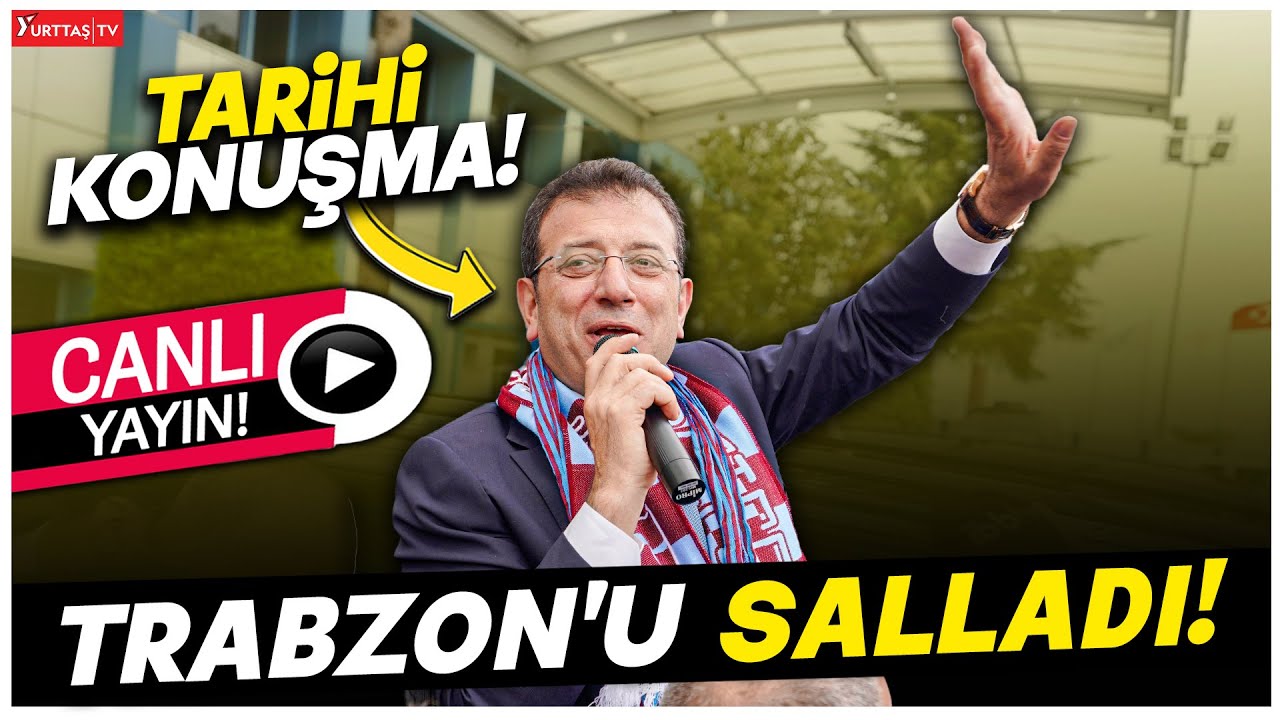 Ekrem İmamoğlu memleketi Trabzon'da miting tadında halkla bayramlaşma yaptı!