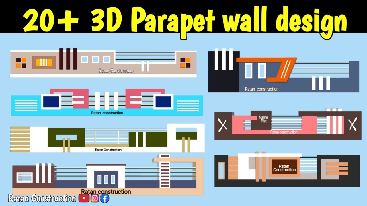Parapet Wall Design Ideas | Parapet Wall Design Images | parapet wall design | video n. 705