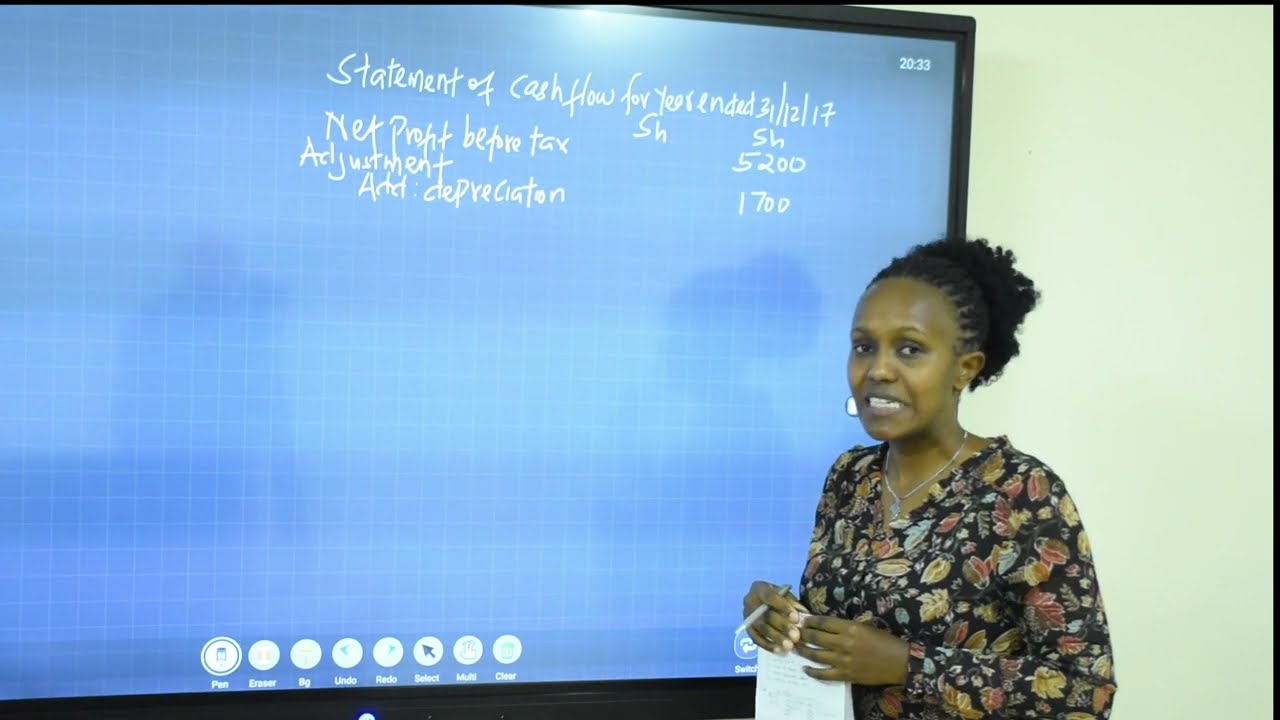 Statement of Cash Flow (cash flow statement) Video 2