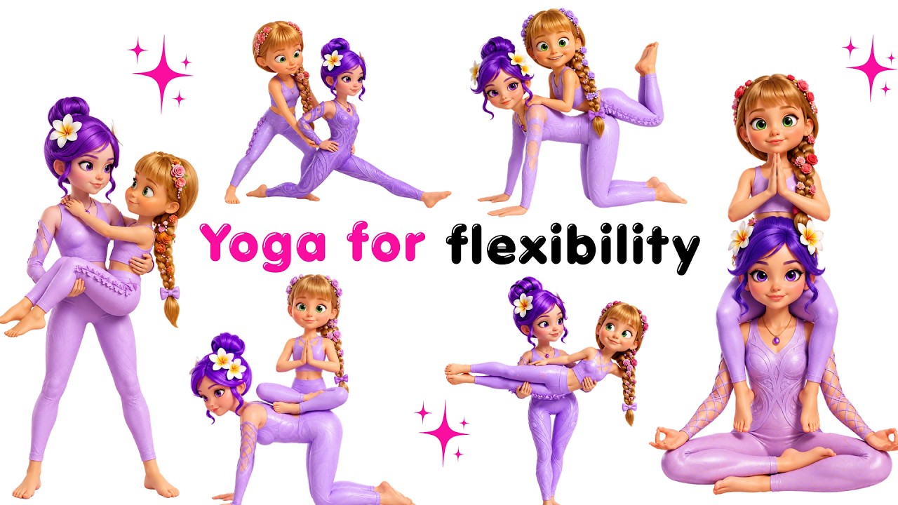 Best Friends Yoga Adventure | Full Body Relaxation & Fun Partner Yoga