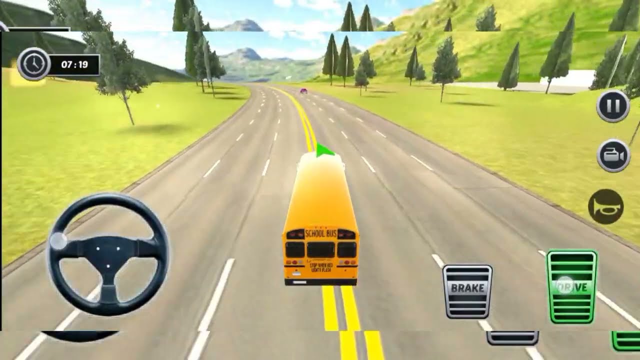 Episode - 04 of School Bus Simulator 3D | Bus Games  | Driving Games | School Bus Games | A Gunwal