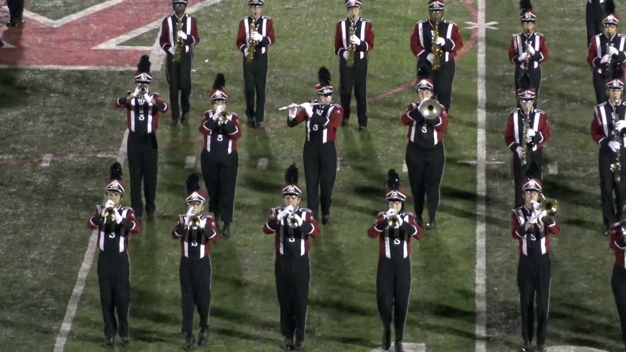 [4K pan/zoom] Halftime Show - Wayne HS Warrior Band - Halftime USA 2025