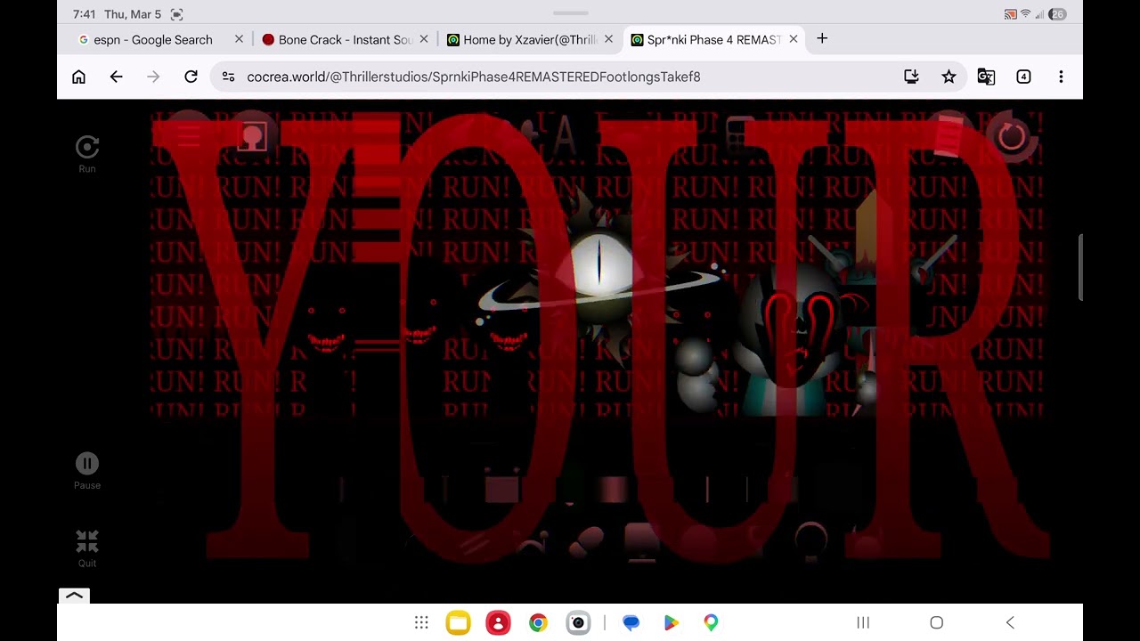 (Credits to xzavier, He makes so e of the best sprunki mods of all time.) [NO WAY OUT.]