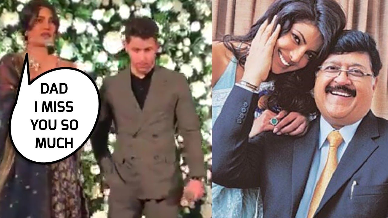 Priyanka Gets EMOTIONAL Remembers Father Ashok Chopra At Her Wedding Reception In Mumbai 2018