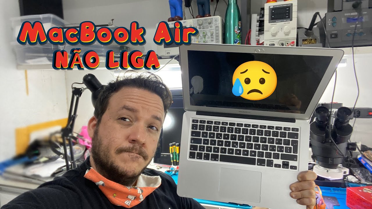 MACBOOK AIR NÃO LIGA A1466 - CONSERTO PASSO A PASSO
