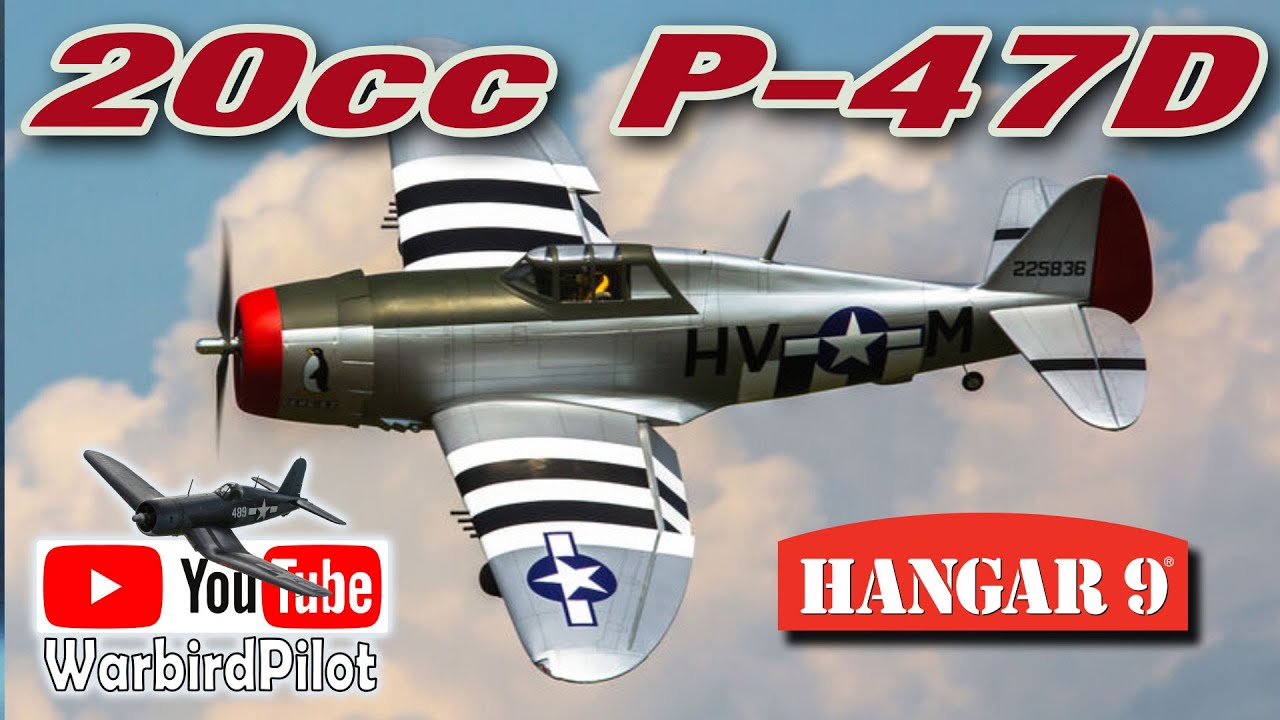 Hangar 9 P-47 with Saito FG20