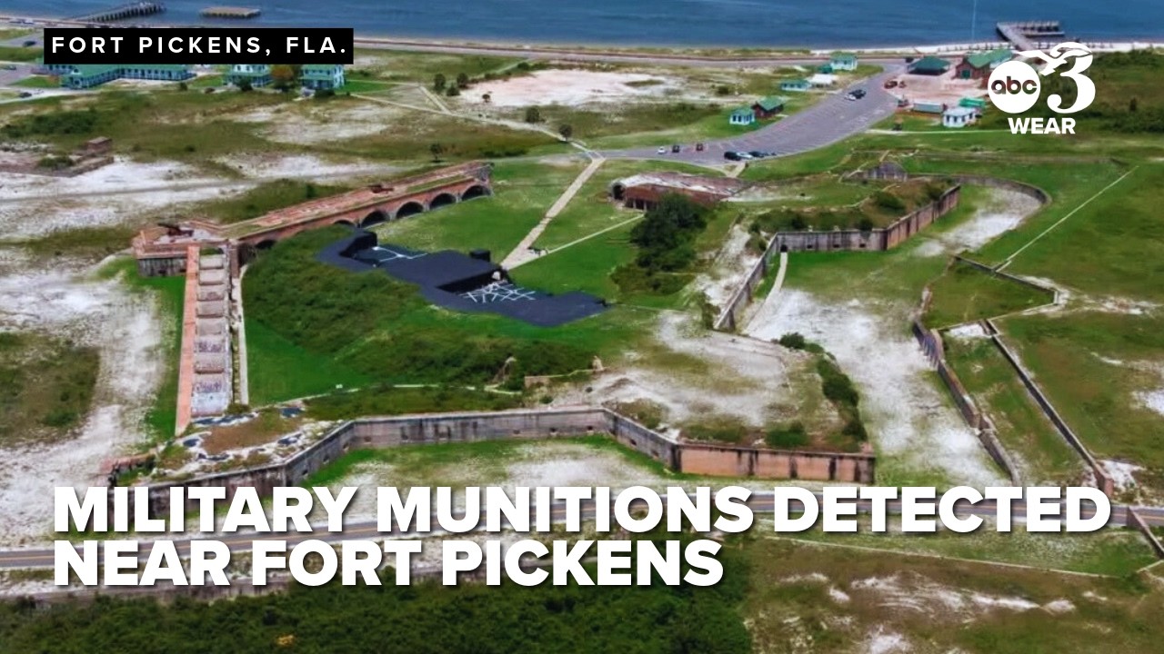 U.S. Army Corps of Engineers detects military munitions near Fort Pickens