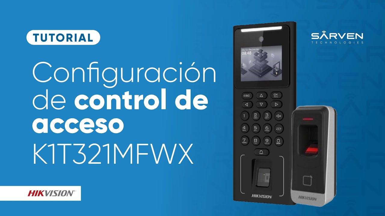 Cómo configurar control de acceso K1T321MFWX con lector RS485