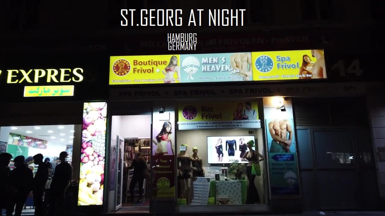 Hamburg - Germany - St. Georg  at night