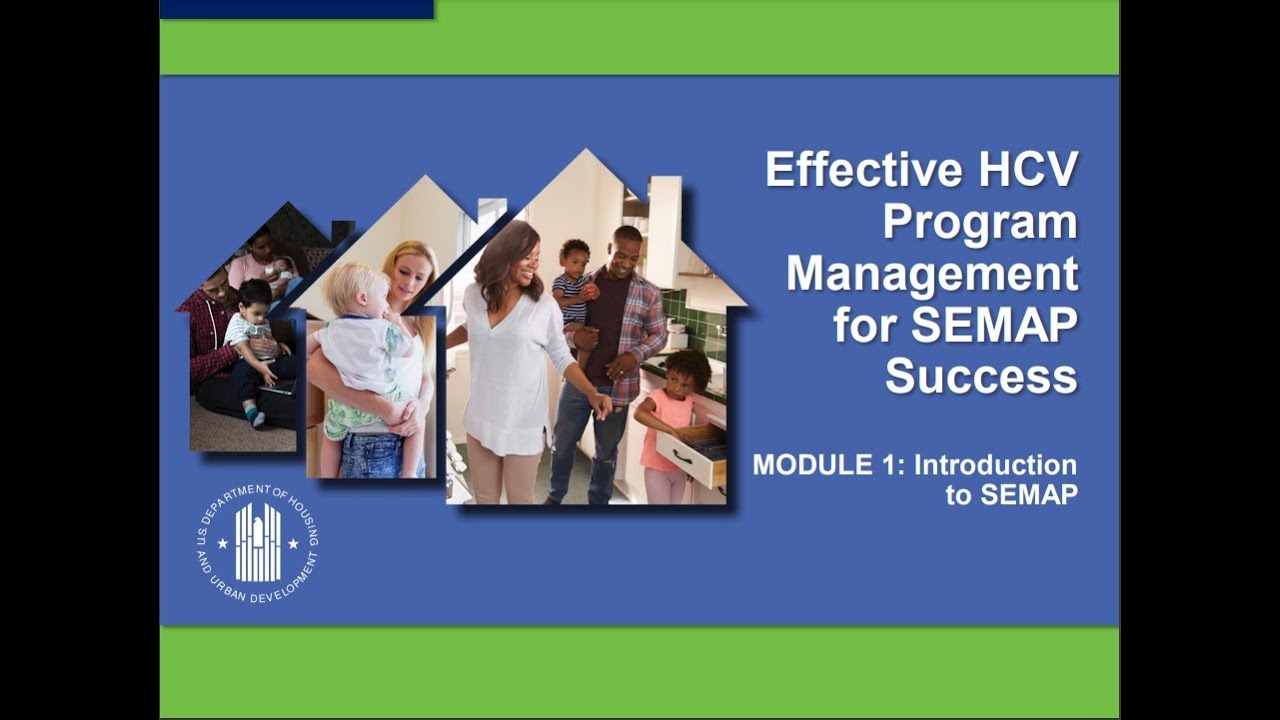 SEMAP Training for PHA Staff: Introduction