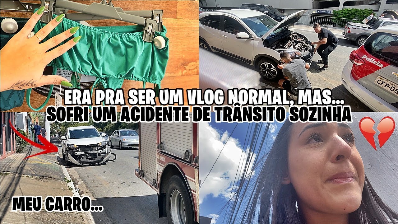 ERA PRA SER UM VLOG NORMAL MAS, SOFRI UM ACIDENTE DE TRÂNSITO E MEU CARRO FOI DETONADO!