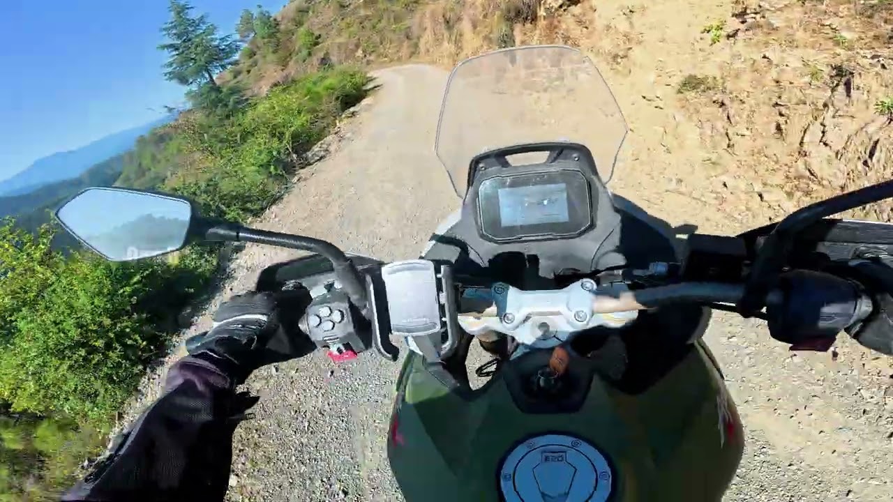 TVS Apache RTX 300 &ndash; Off-Roading on the Edge | Himachal Cliffside Ride POV | One D Malayalam 