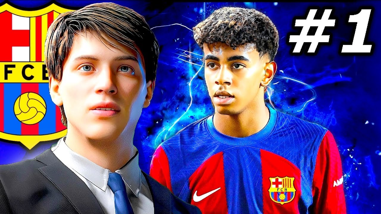 FC 24 Barcelona Career Mode EP1...