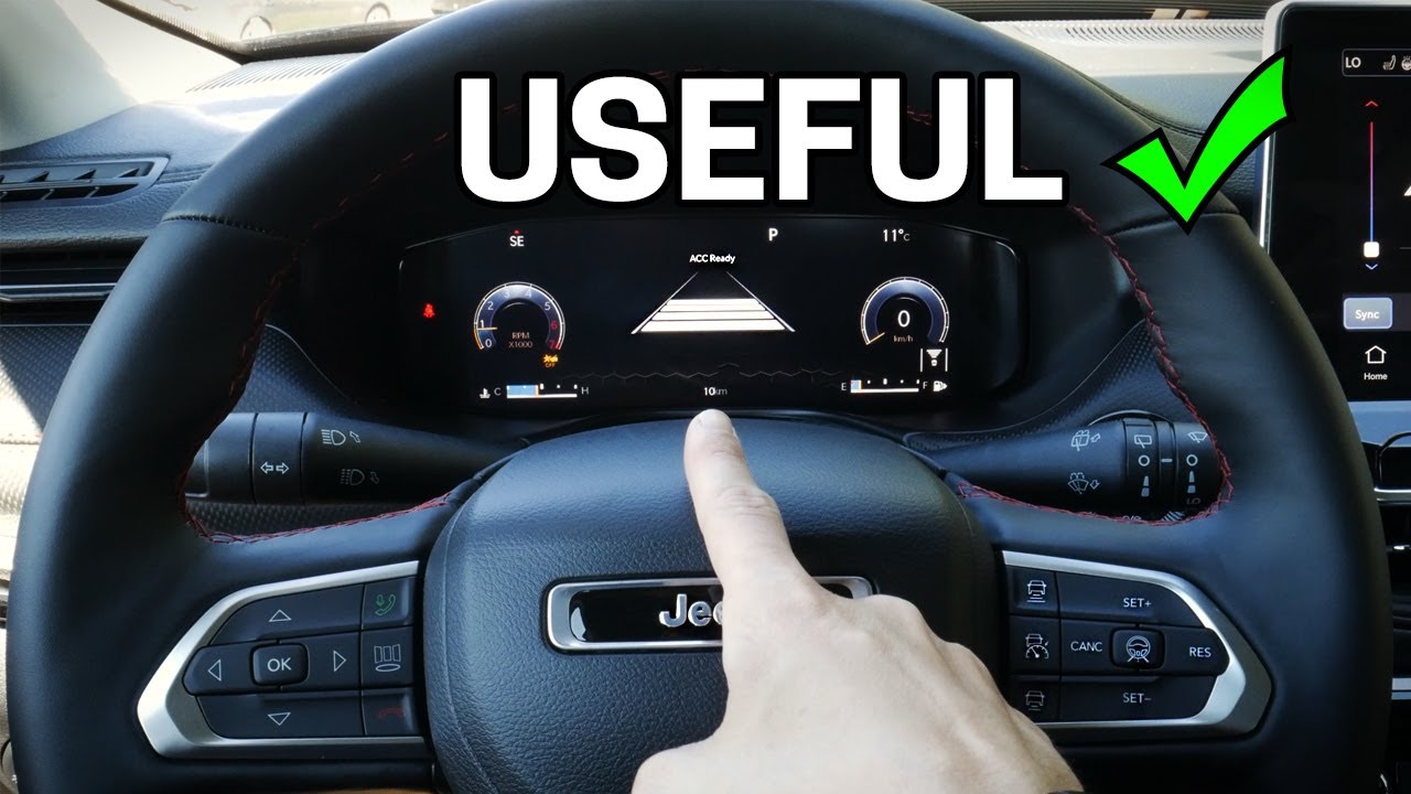 Как использовать адаптивный круиз-контроль в автомобилях Jeep