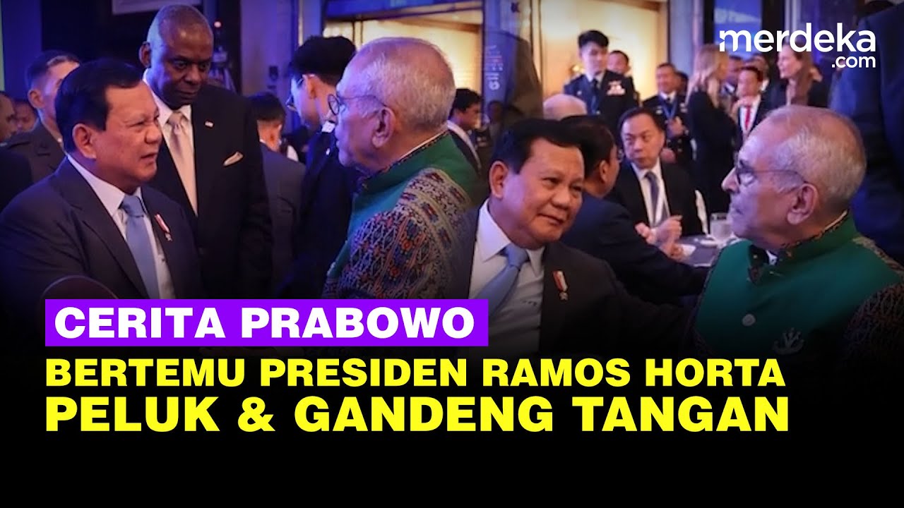 Prabowo Cerita Bertemu Presiden Timor Leste: Kita Berpelukan & Bergandeng Tangan