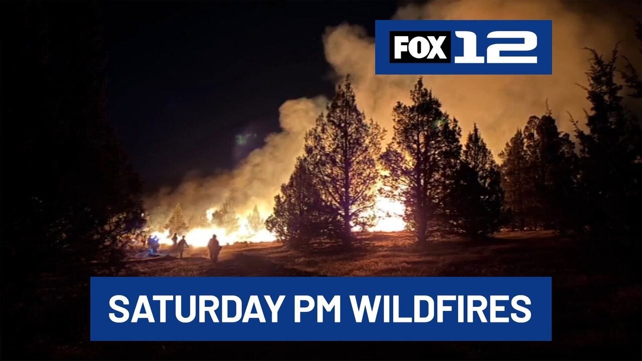 Oregon wildfire update, Saturday night, July 25
