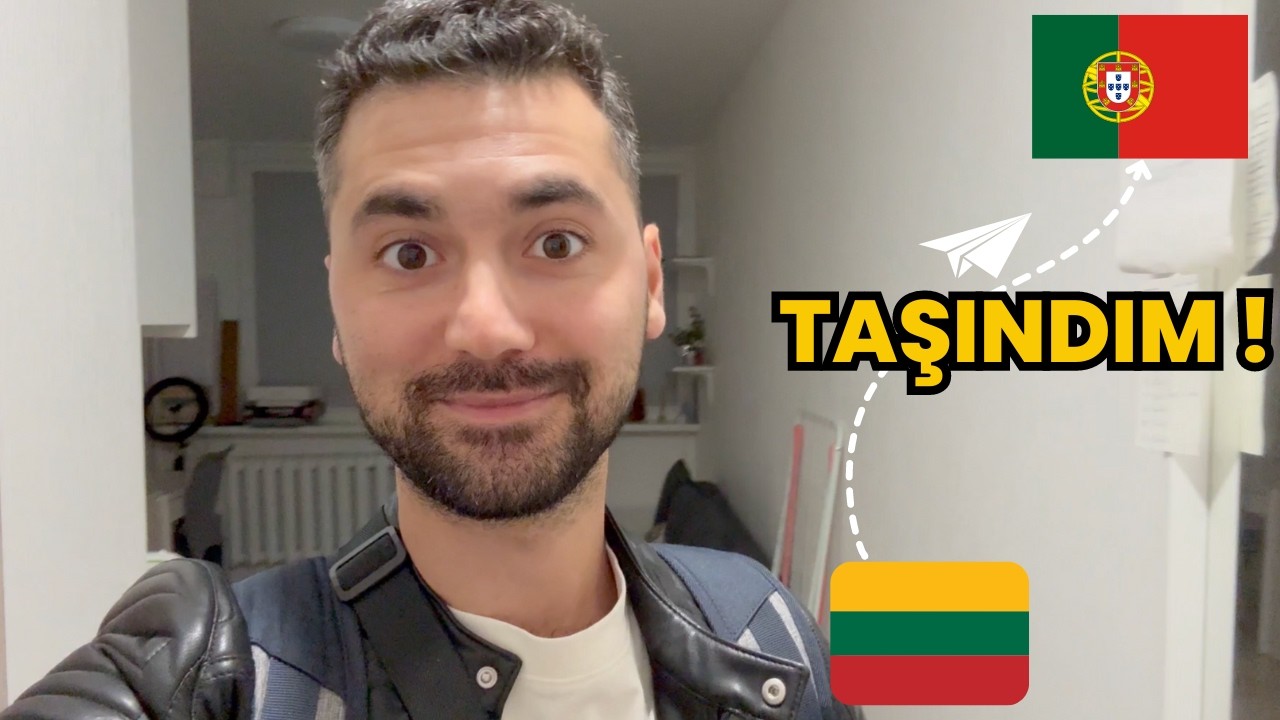Litvanya'dan  Portekize Taşındım! Staja Gidiyorum...