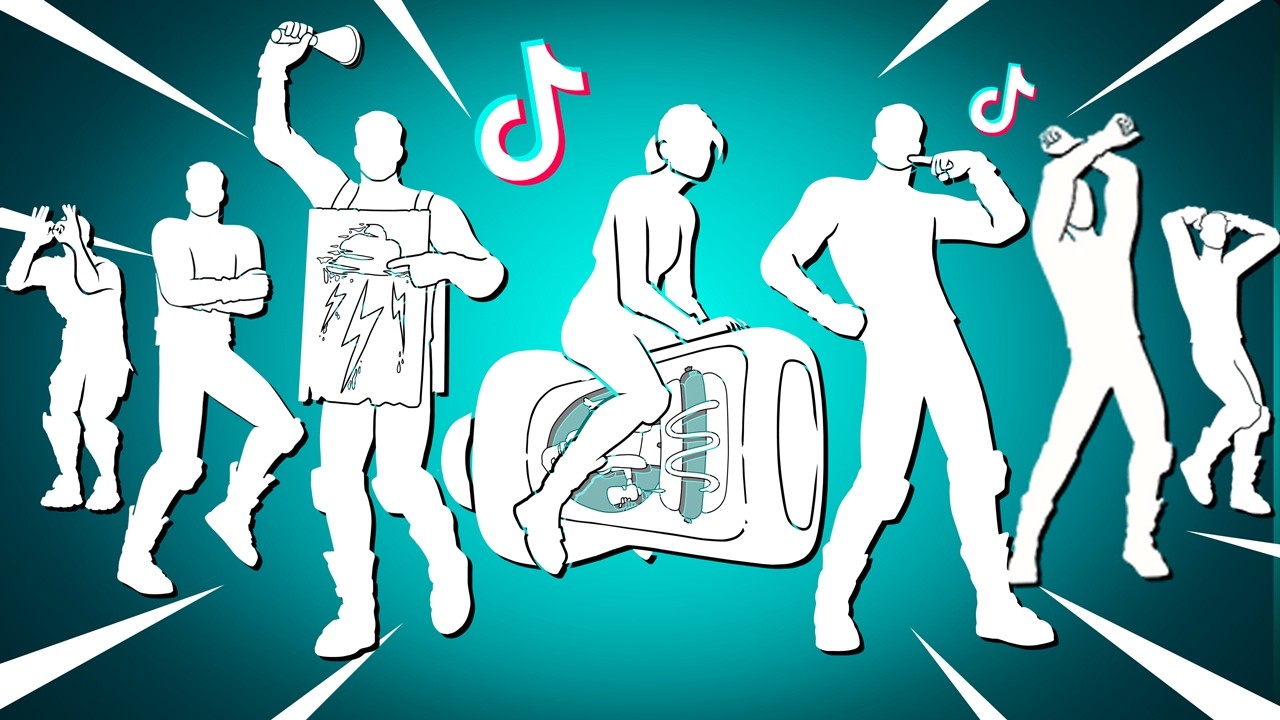 All Fortnite TikTok Dances & Emotes! (Look At Me, TV Off, Bed Chem, Icon Series)