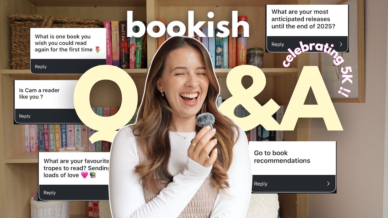BOOKISH Q&A ⭐️ go-to book recs, fav tropes, most anticipated releases & a bit about me!