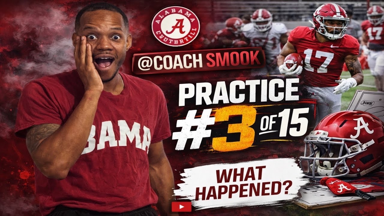 🔴 LIVE: Alabama Spring Practice Takeaways | Coach Smook Insider Reaction