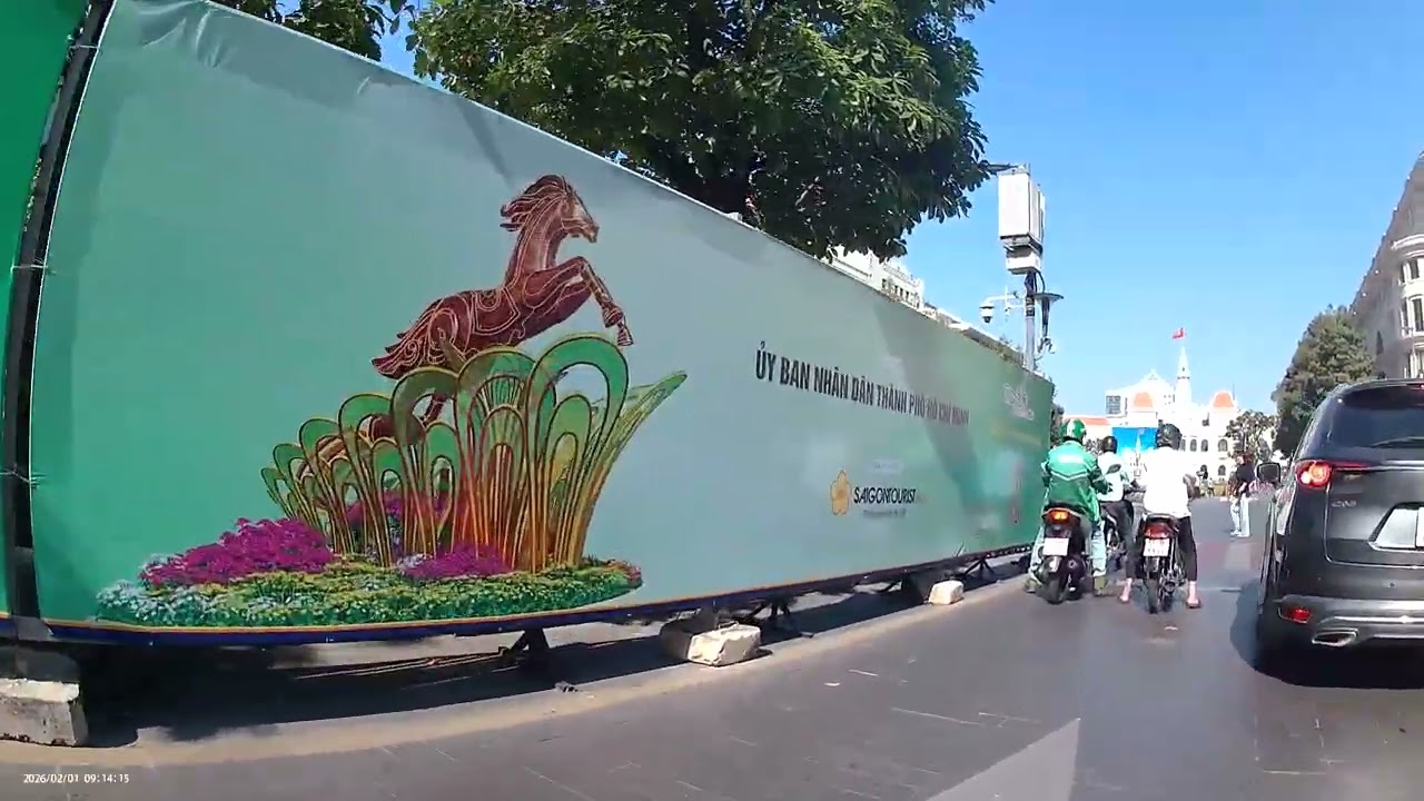 Phần 5 Ba cha con đi giao phố phường TPHCM sáng ngày 01/02/2026