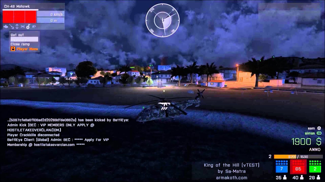 ARMA 3  heli shot down pilot makes miracle landing and saved my ass