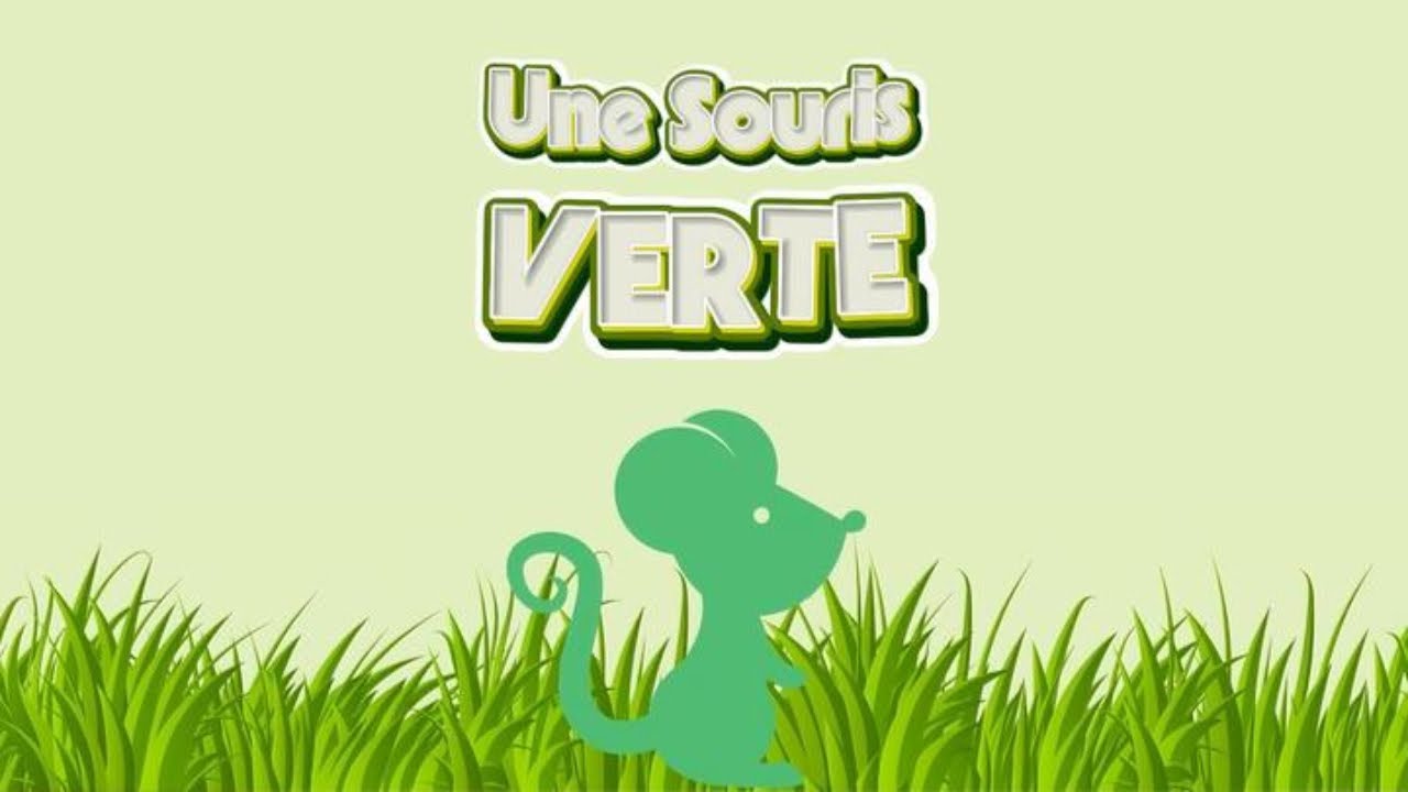Une souris verte 🐭🎵 - Comptine animée