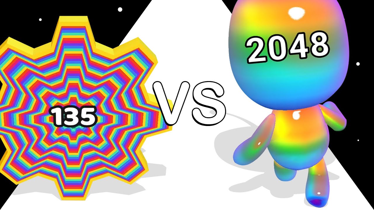 Man Runner 2048 VS Layer Man: ASMR Gameplay ❌ Freeplay, Max Level!