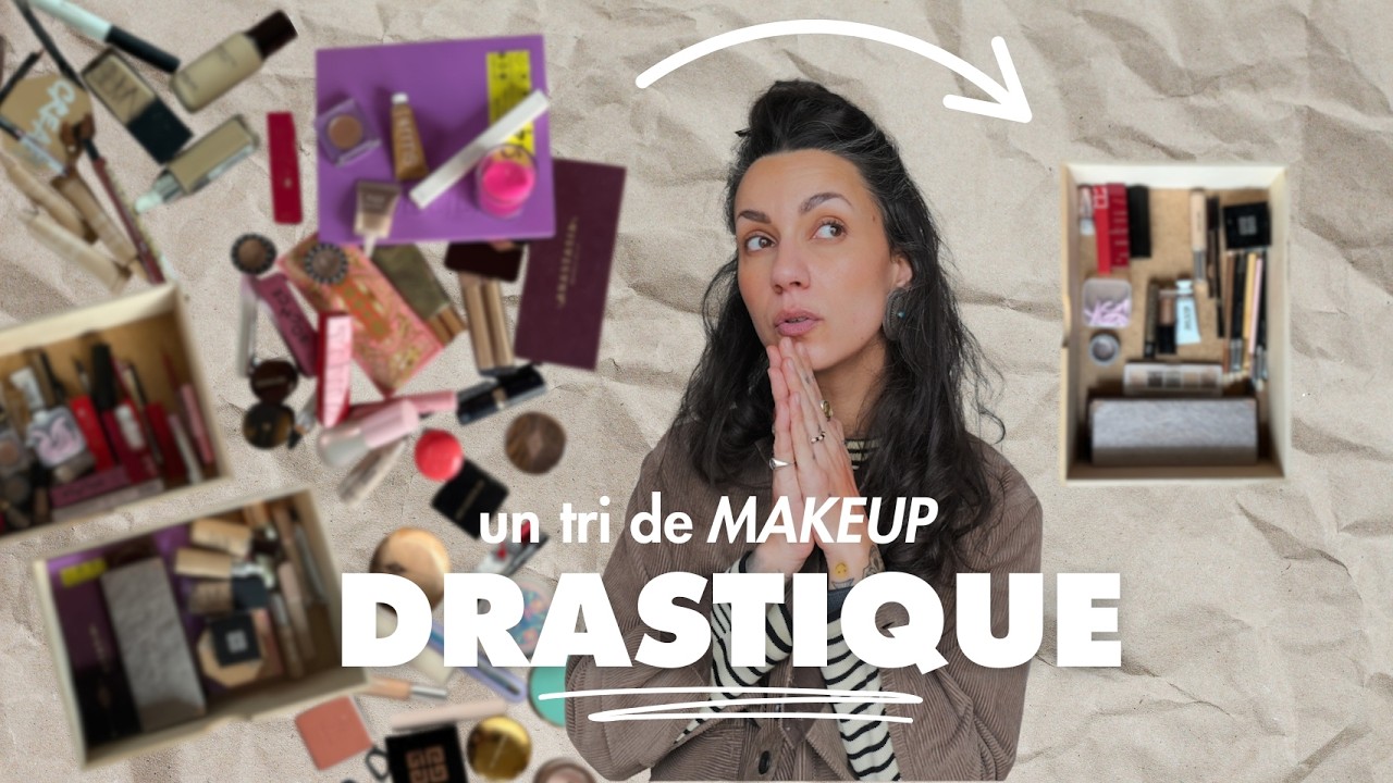 Je trie mon makeup de façon DRASTIQUE 🚮 et je me lance dans un ✴︎NO-BUY YEAR✴︎