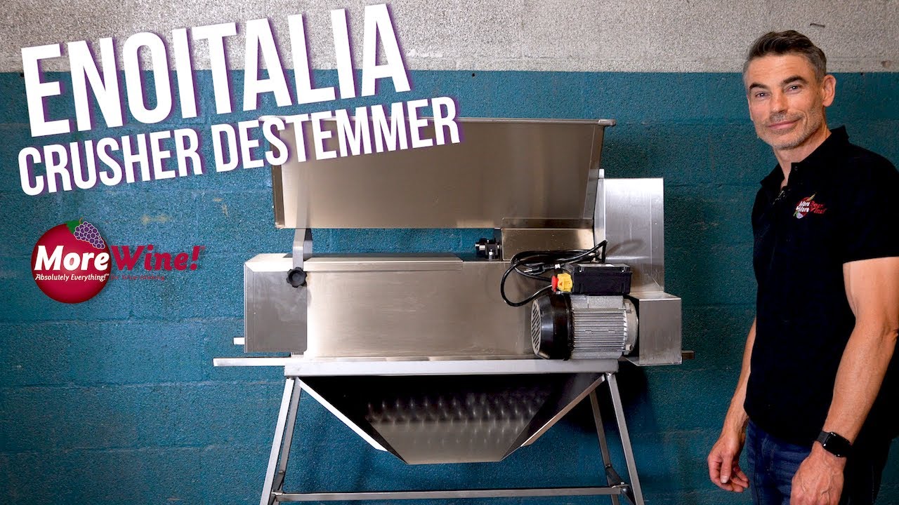 Our Best Selling Motorized Stainless Crusher Destemmer | MoreWine!