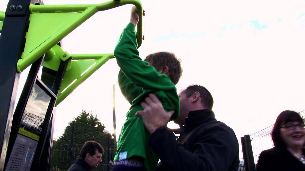 Outdoor gym officially opened at Ballynahinch High School