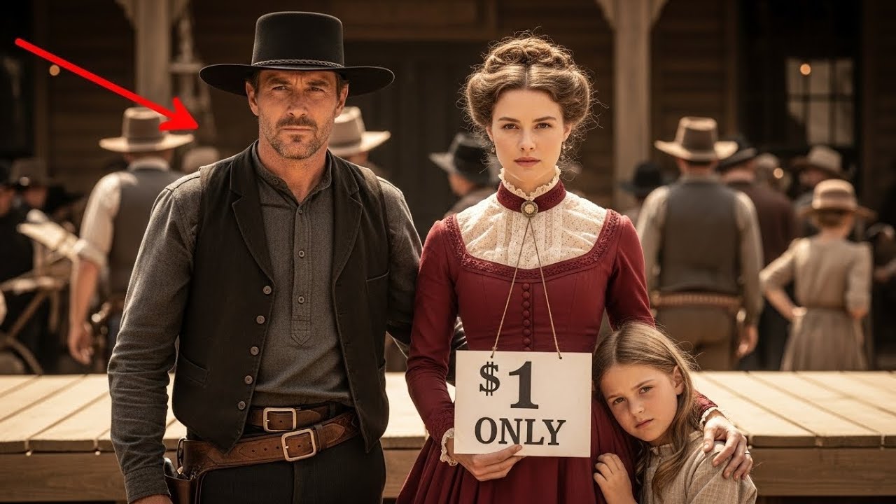 They Auctioned a Pregnant Widow and Her Child — One Cowboy’s Choice Shocked the West