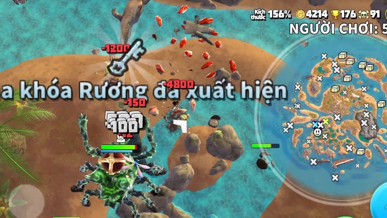 Cua kẹo mũ súng lục bắn cực phê | King of crabs 
