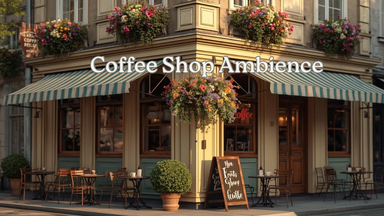 Coffee Shop Ambience | Relaxing Music for Reading, Studying & Calm Moments