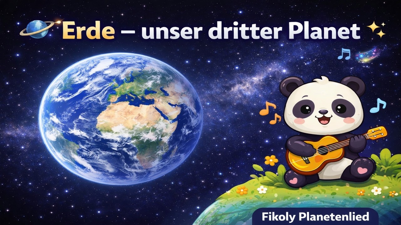 🪐✨ „Erde – unser Zuhause“ 🎶🌌 | Fikoly Planetenlied