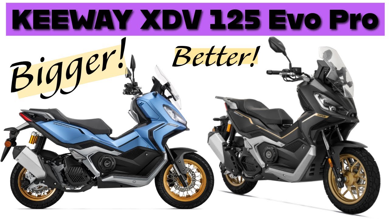 2025 new Keeway XDV 125 Evo Pro