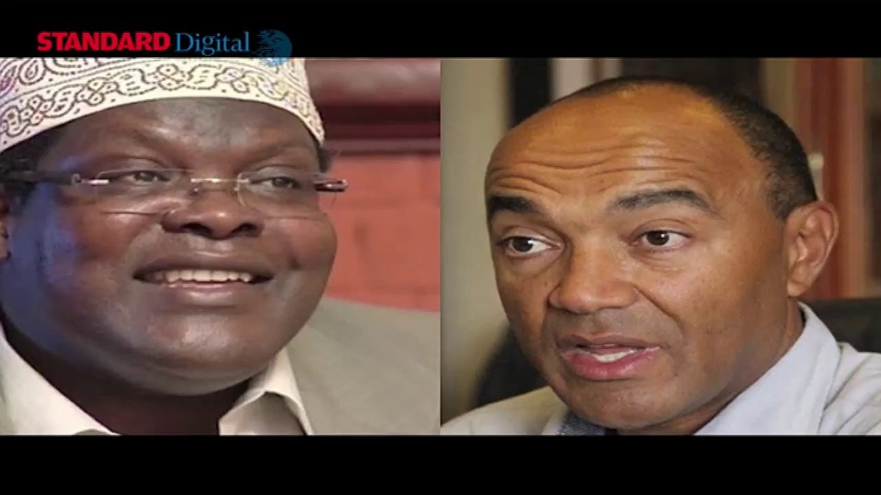 Miguna Miguna “breaks” Peter Kenneth into pieces; releases his academic credentials