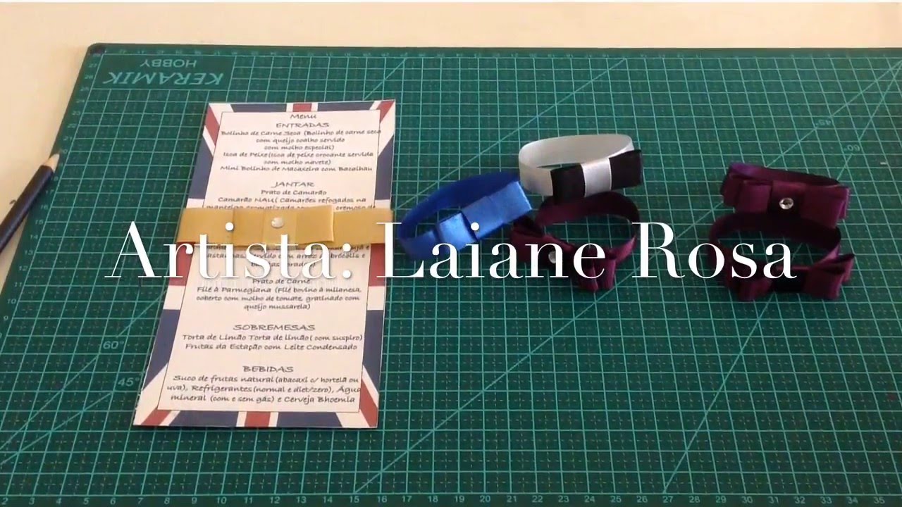 Porta Guardanapo Chanel Duplo Casamento  (Passo a Passo)