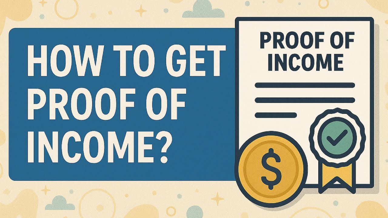 How to Get Proof of Income