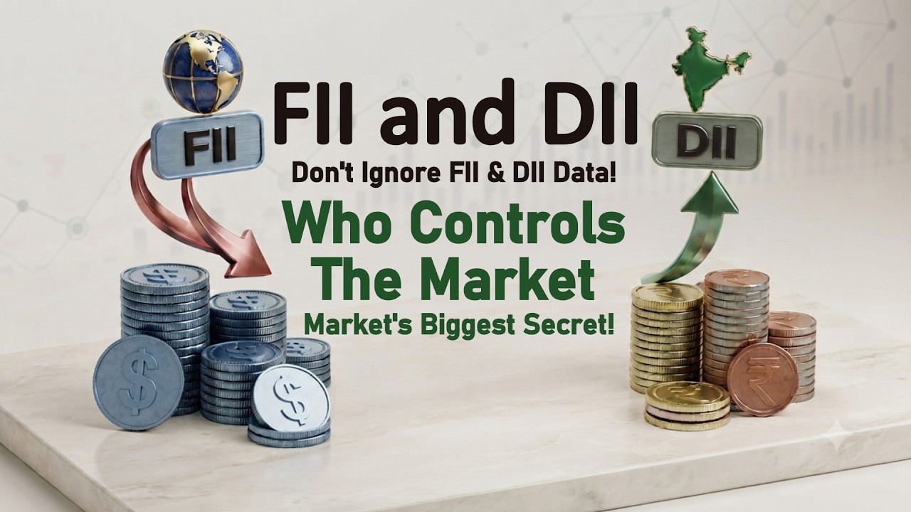 FII and DII Explained in 5 Minutes | Complete Guide for Beginners