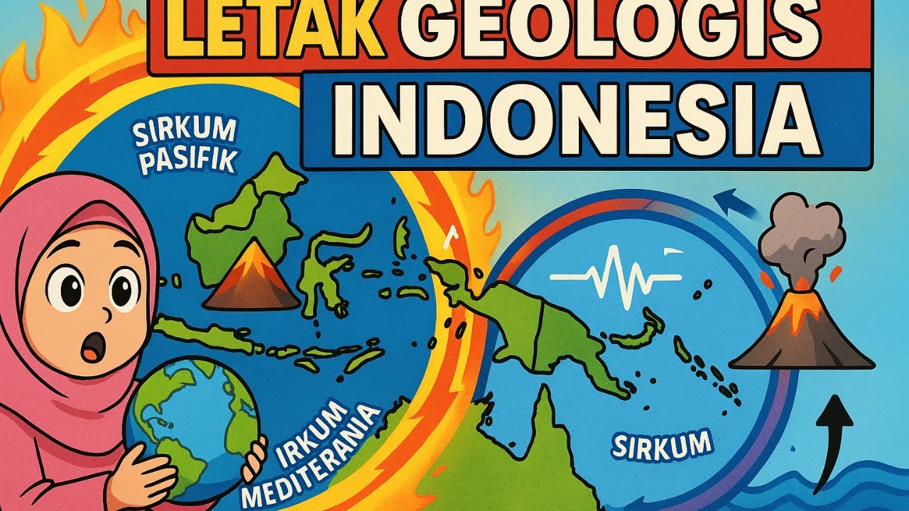 📺 Letak Geologis Indonesia | Lala Belajar Seru