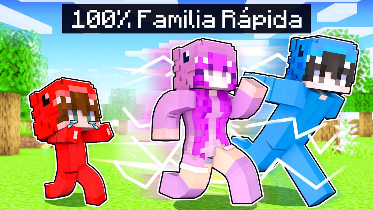 Adoptado por la Familia Más Rápida de Minecraft!