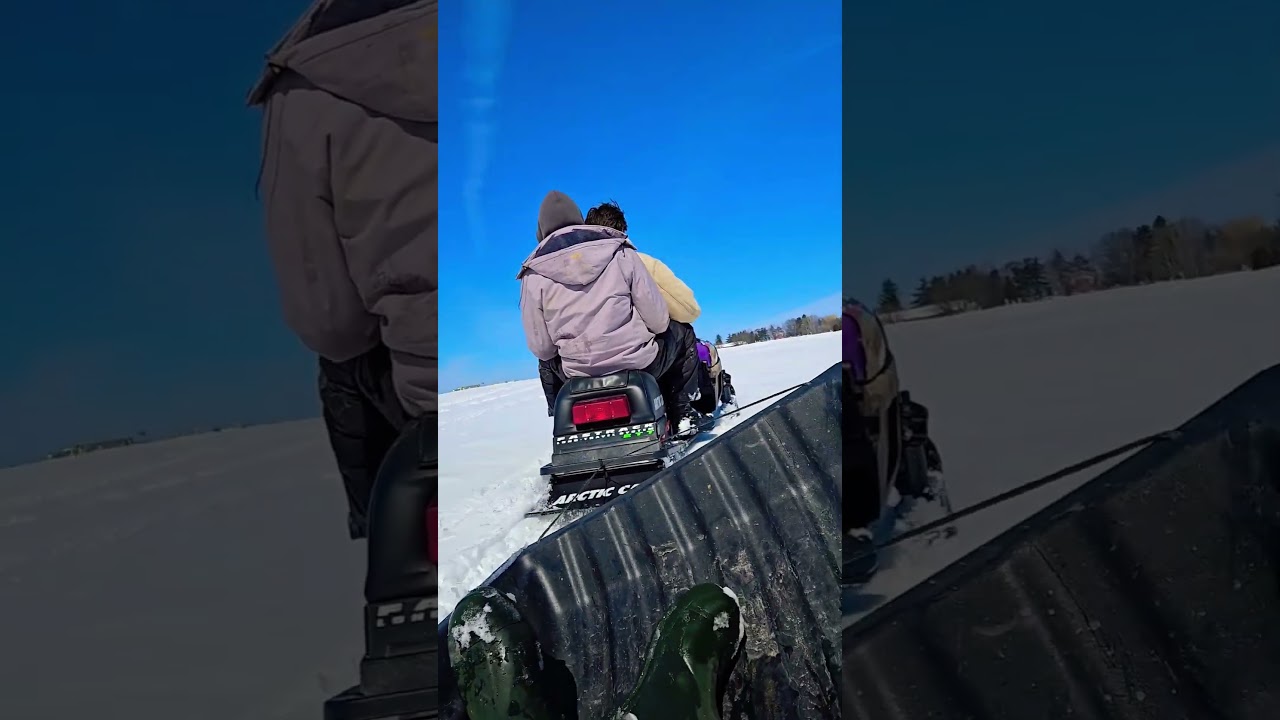 we took a big L today! #wisconsin #shorts #update #maplesyrup #snowmobile