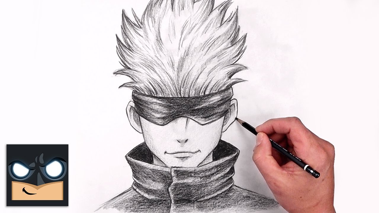 How To Draw Satoru Gojo | Beginner Sketch Tutorial (Step-by-Step)