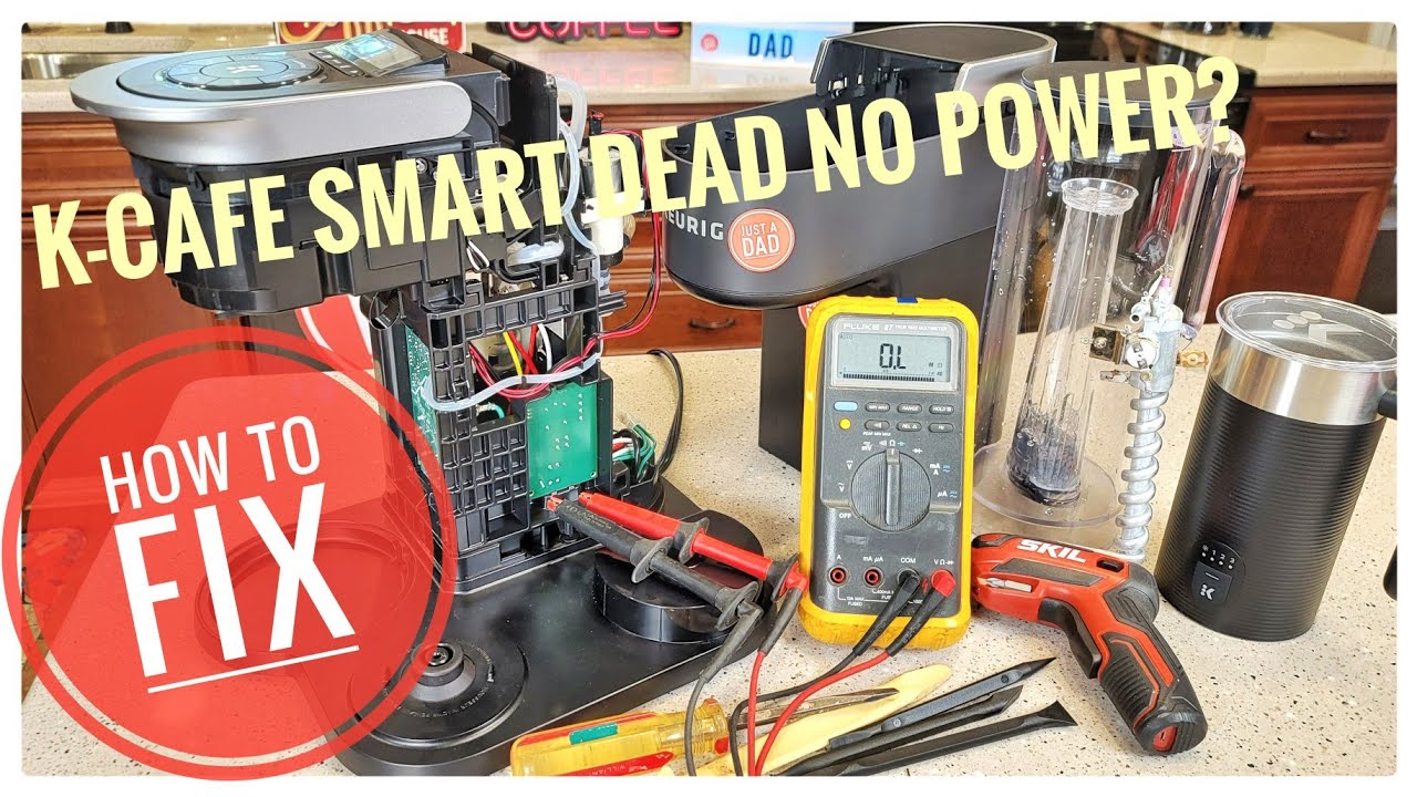 How To Fix Keurig K-Cafe SMART Coffee Maker NO POWER DEAD  Reset Thermostat