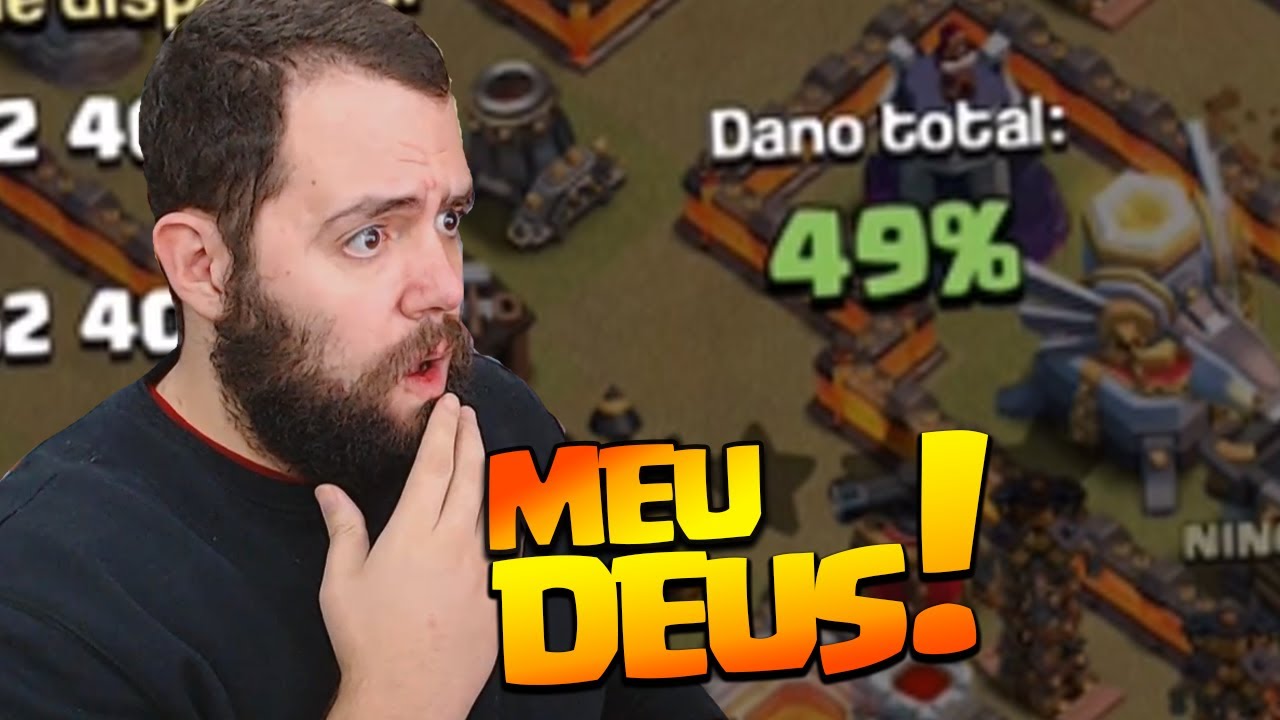 RAIVA! MEU PIOR ATAQUE E O FARM SEM NOÇÃO NO CLASH OF CLANS