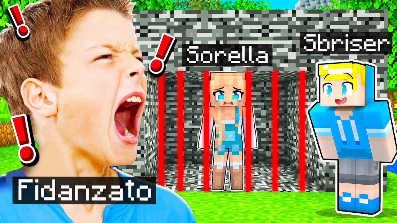 SCHERZO Al FIDANZATO Della MIA SORELLINA MINORE Su Minecraft! 👹