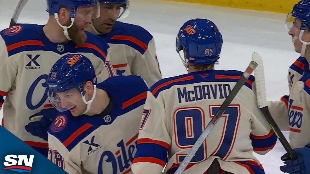 Oilers' Connor McDavid Extends His Point Streak To 19 Games Off Zach Hyman's Redirect