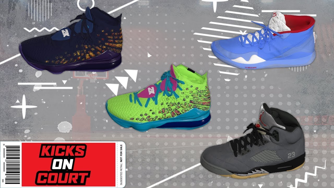 NBA 2K20 - Kicks On Court - KD 12 Don C, Lebron 17 Monstars, Jordan 5 Off White